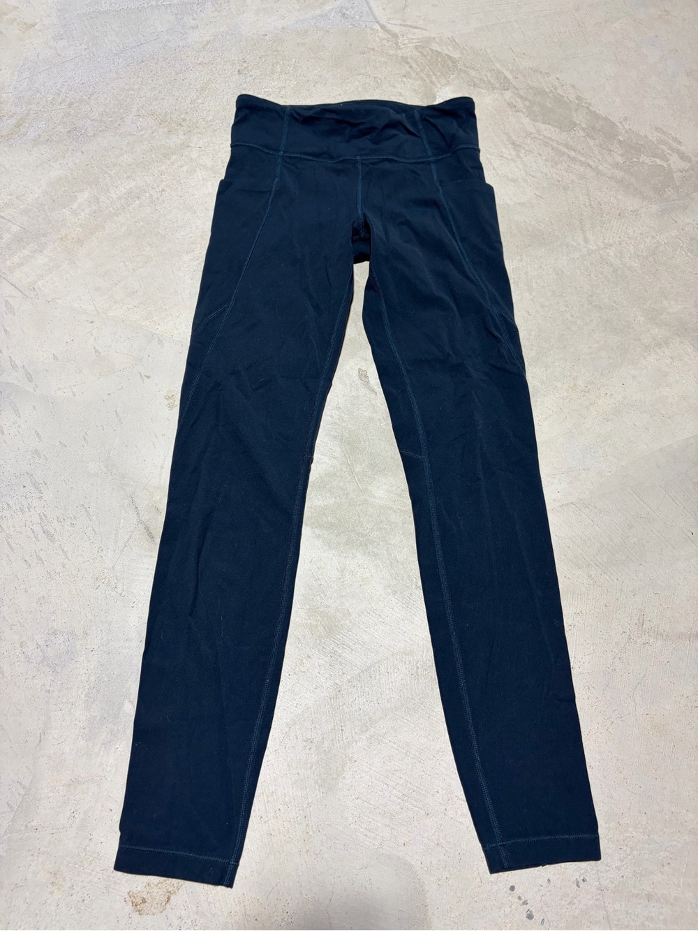 Athleta girl Kids stash your treasures tight blue leggings L/12